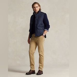 RALPH LAUREN Stretch Slim Fit Knitlike Chino Pant